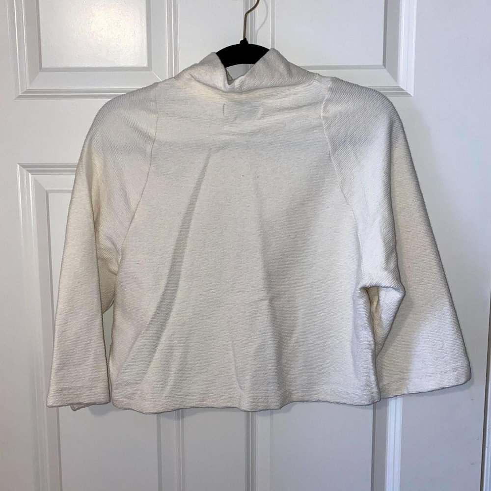 Madewell Texture & Thread Long Sleeve Mockneck top